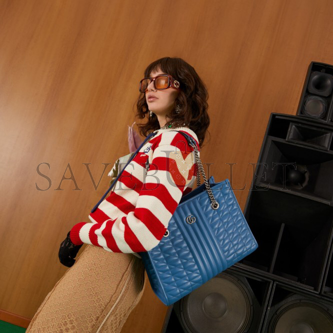 G*u*i gg marmont medium matelassÉ tote 675796 (35*27*13cm)